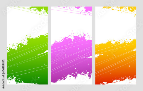Splash designs set