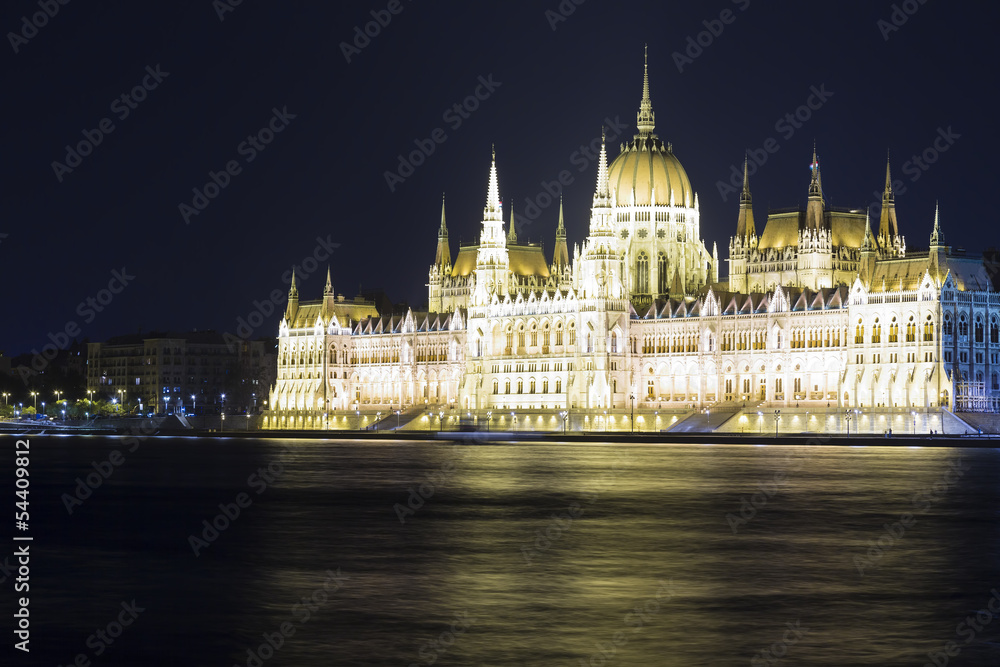 The Hungarian Parliament Building in Budapest