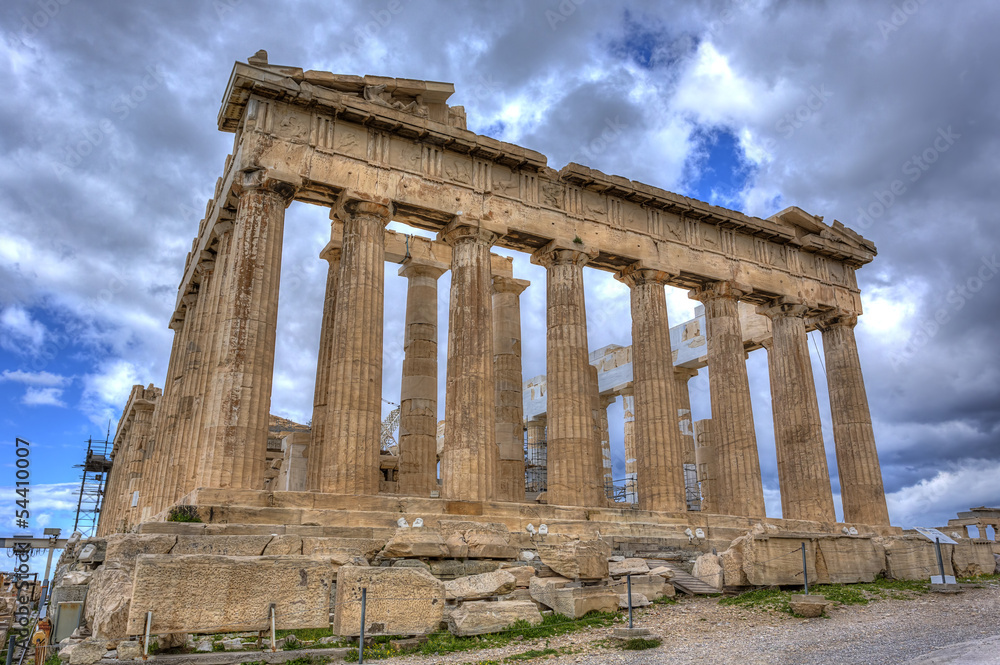 Parthenon temple on the Athenian Acropolis, Greece