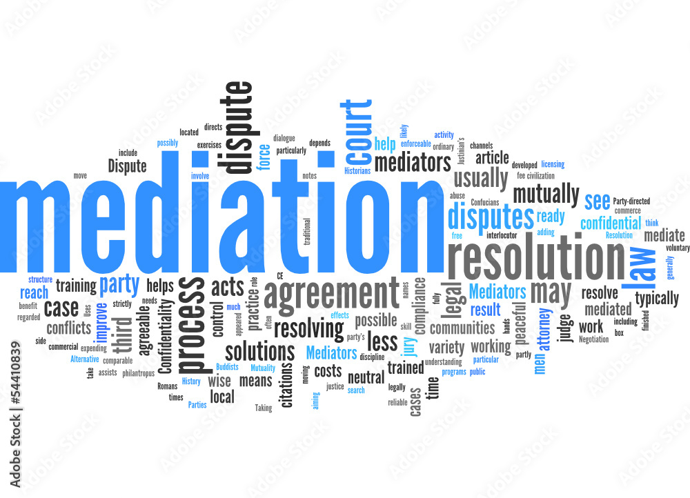 Mediation (mediator, moderation, negotication)