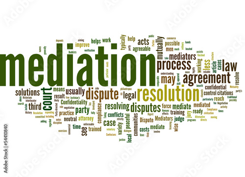 Mediation (mediator, moderation, negotication)