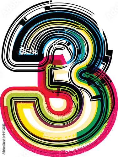 Colorful Grunge NUMBER 3