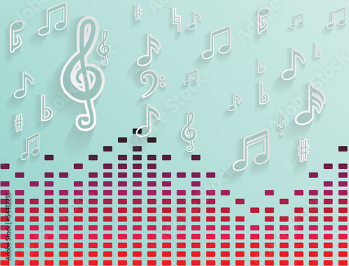 Abstract music background