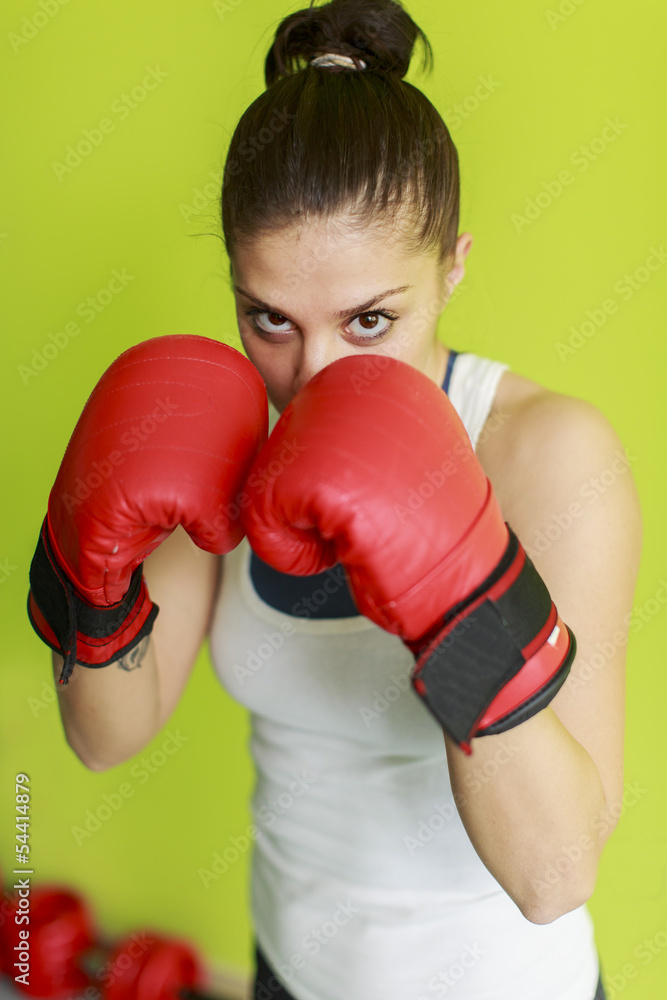 Boxing girl