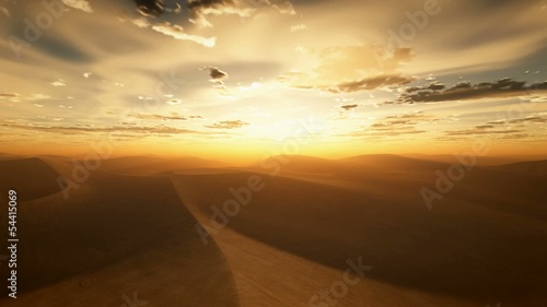 Desert Sunset flight