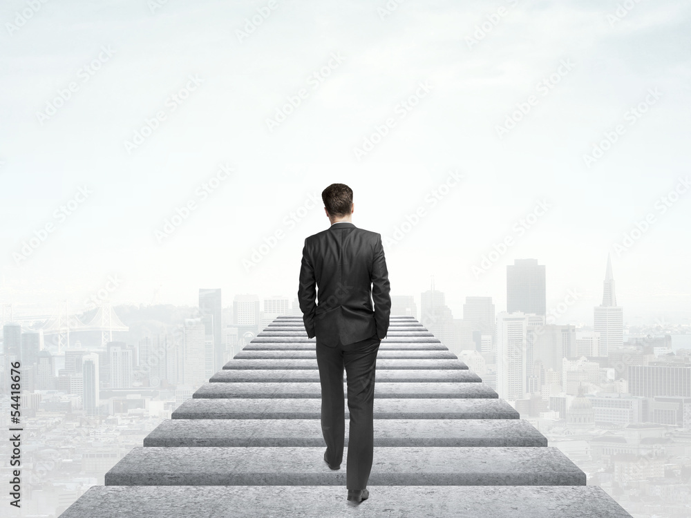 man walking on city man walking on city