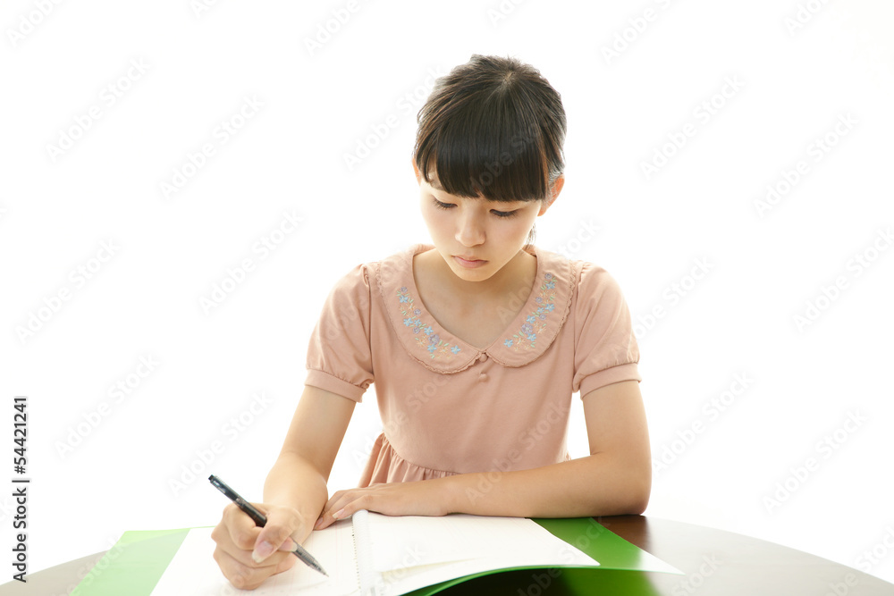 勉強に励む受験生 勉強に励む受験生