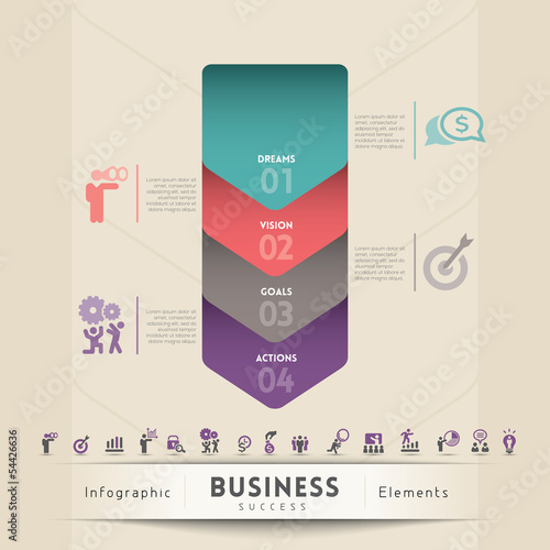 Business Strategy Concept Graphic Element