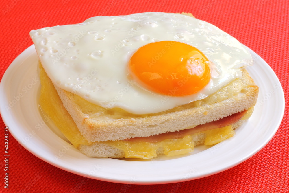 Fototapeta premium Croque Madame