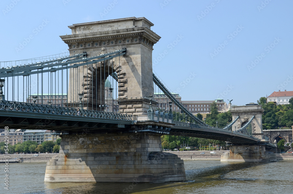 Obraz premium budapest kettenbrücke