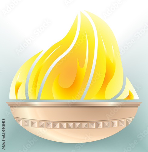 Stadium Olympic fire