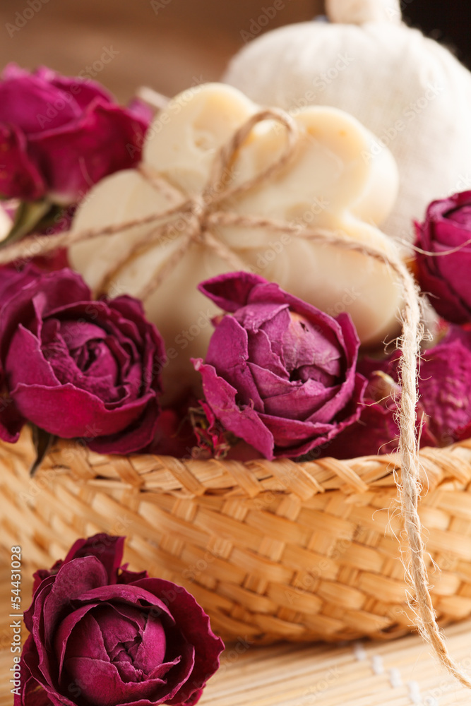 soap with roses soap with roses