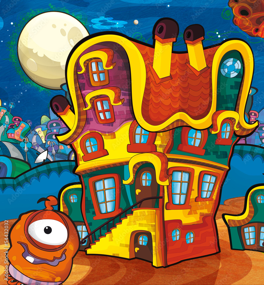 Fototapeta premium The aliens subject - ufo