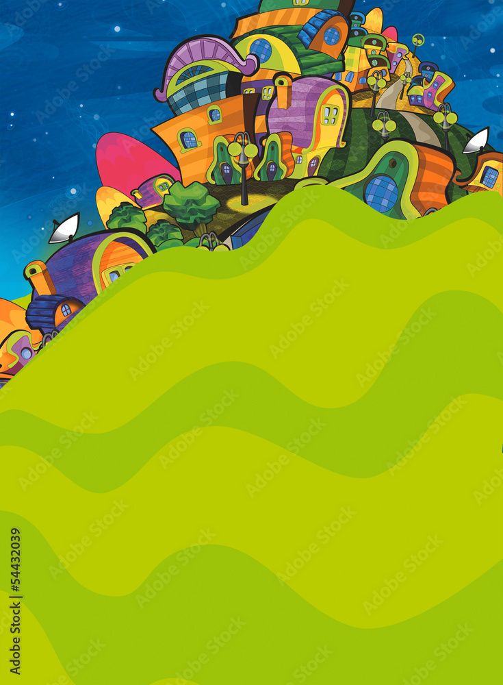 Fototapeta premium The aliens subject - ufo