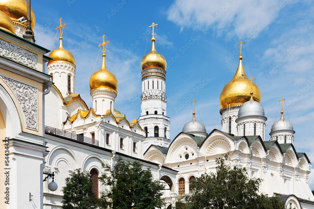 golden domes of Moscow Kremlin Cathedrals golden domes of Moscow Kremlin Cathedrals