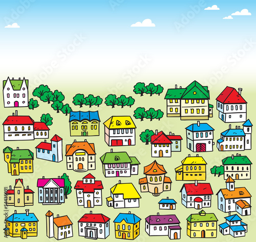 lot of houses