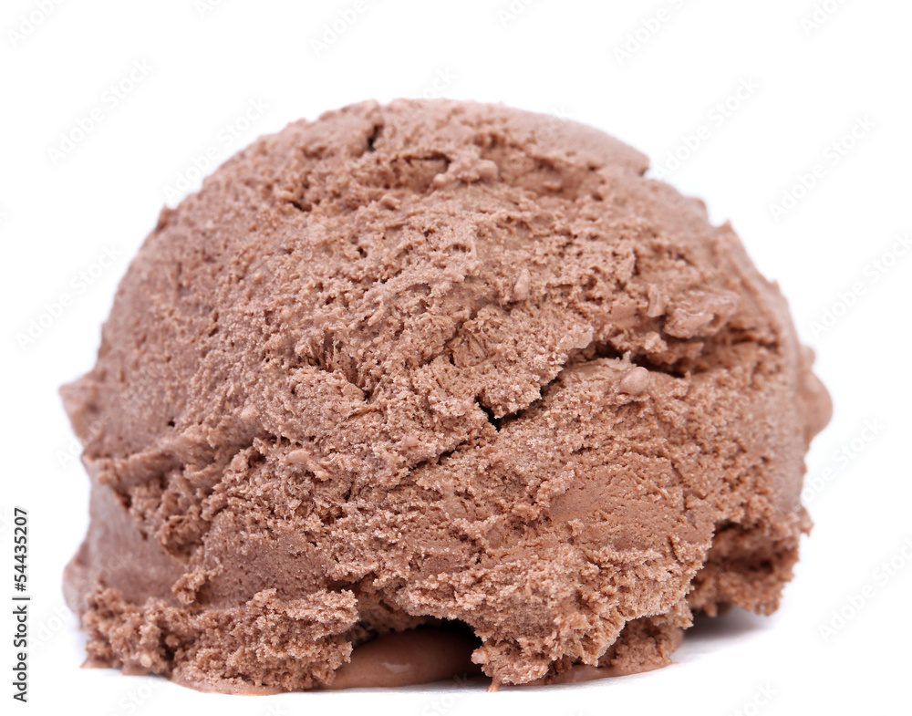 Chocolate Ice Cream Scoop. Chocolate Ice Cream Scoop.