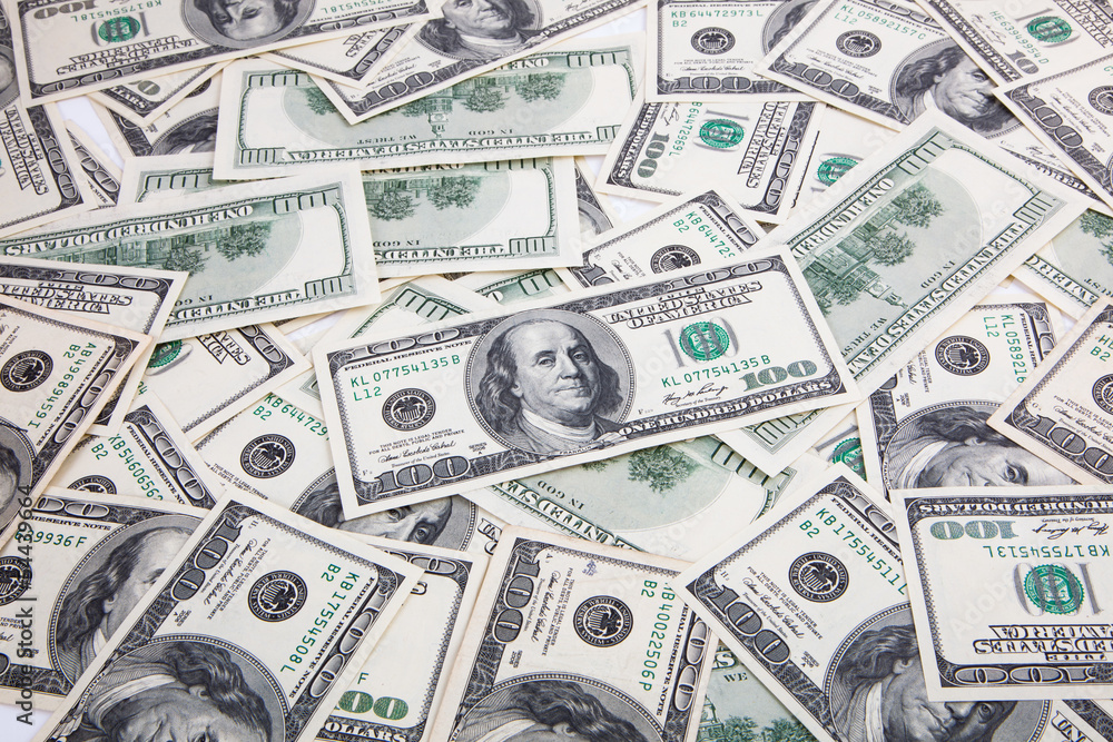 Hundred Dollars background Hundred Dollars background