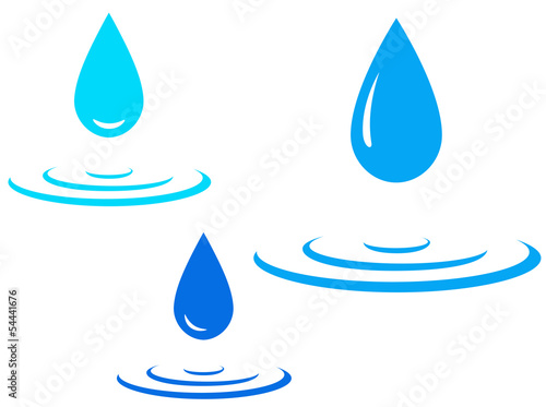 water splash and drop