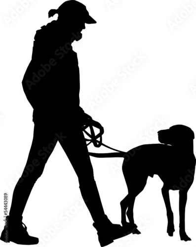 Spaziergang mit Hund