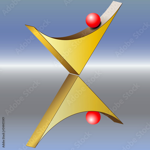 Haken Gold Kugel