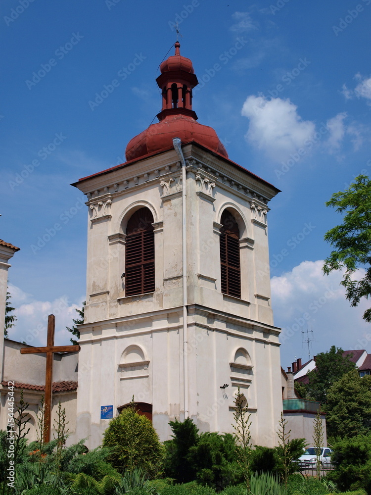 Belfry of St Agnes' church, Lublin, Poland