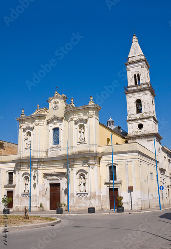 Church of Carmine. Cerignola. Puglia. Italy.