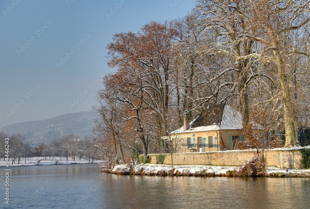 Fototapeta premium metz sous la neige