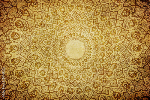 Fotografia gringe background with oriental ornaments .