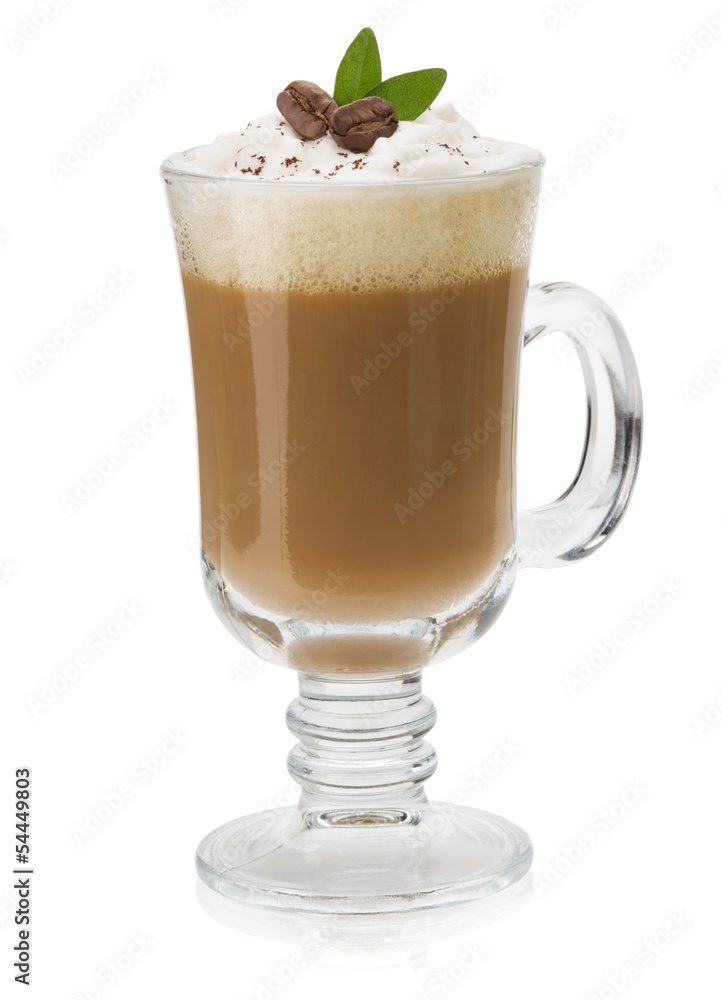 cup of coffee isolated on white cup of coffee isolated on white