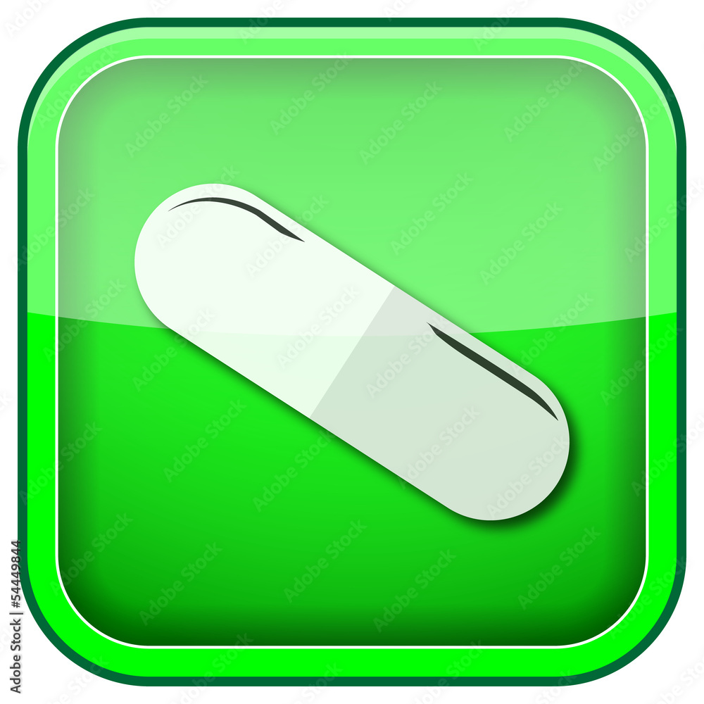 Green square shiny icon Green square shiny icon