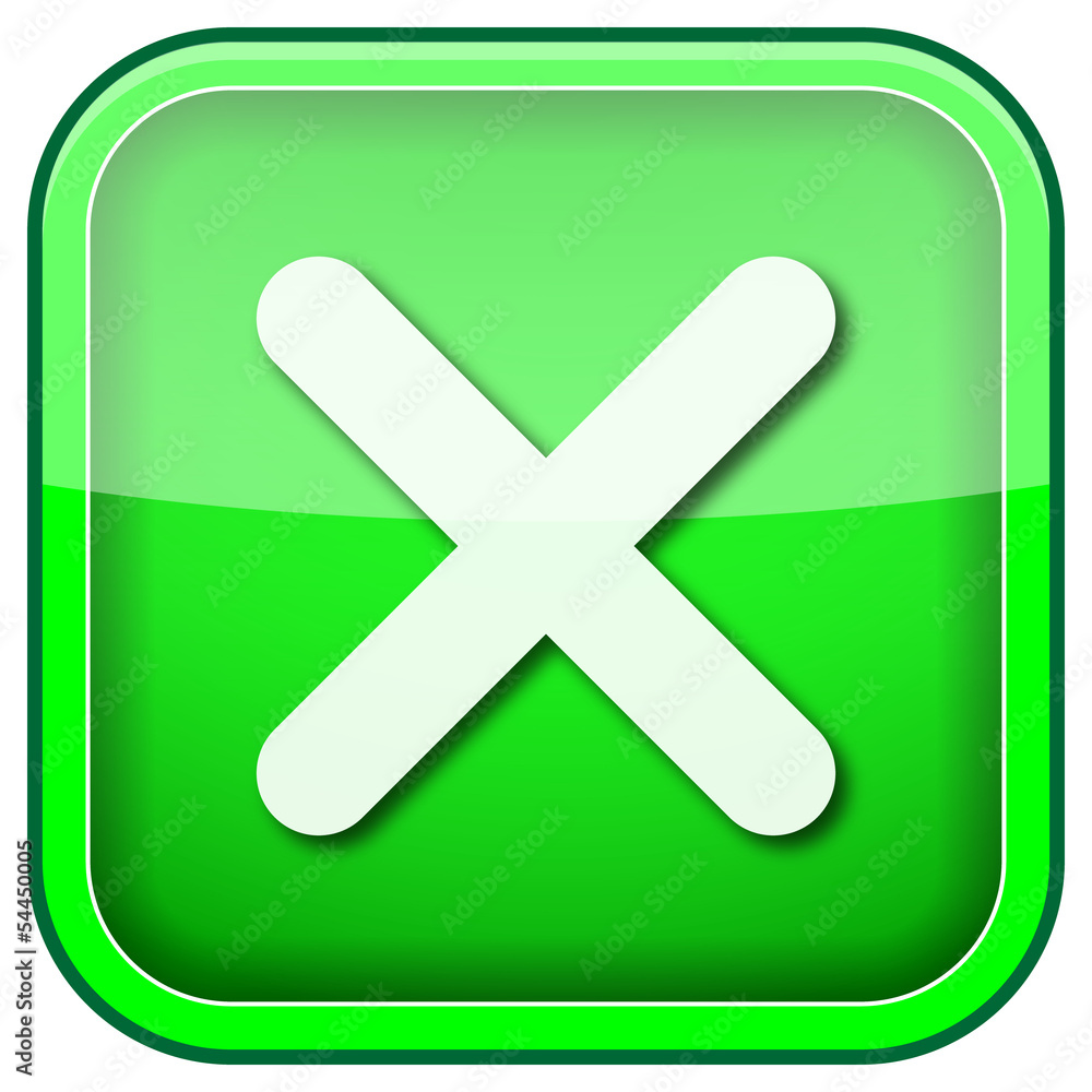 Green square shiny icon Green square shiny icon