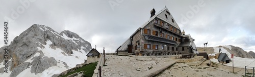 Triglavski dom na Kredarici mountain hut near Triglav