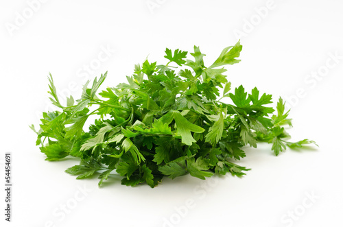Parsley  isolated on a white background