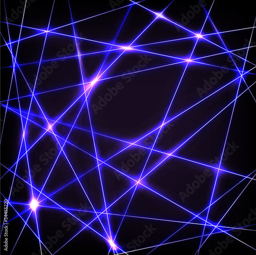 chaos neon lines