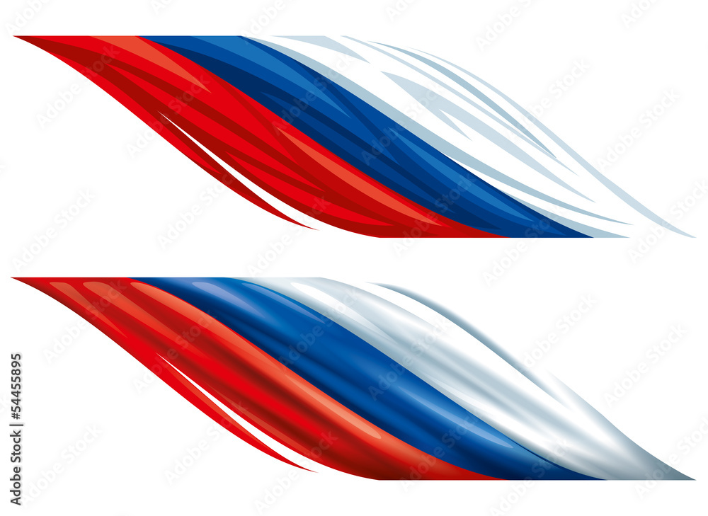 Russian decorative flags Russian decorative flags