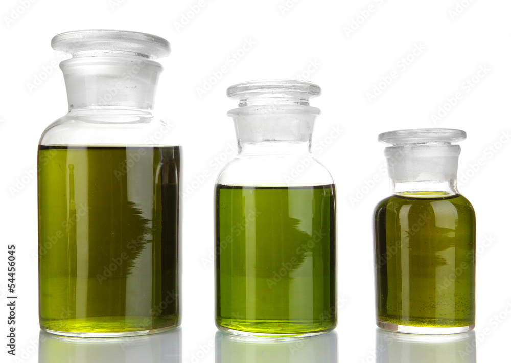 Medicine bottles isolated on white Medicine bottles isolated on white