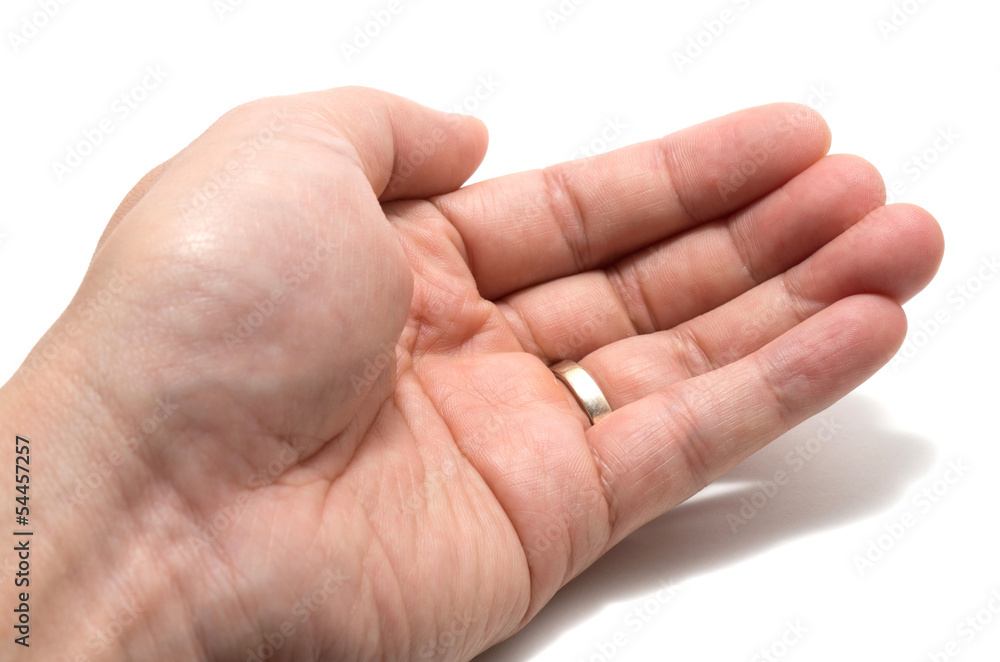Open asian hand Open asian hand