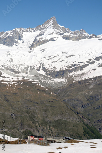Peak of Zinalrothorn above Zermatt