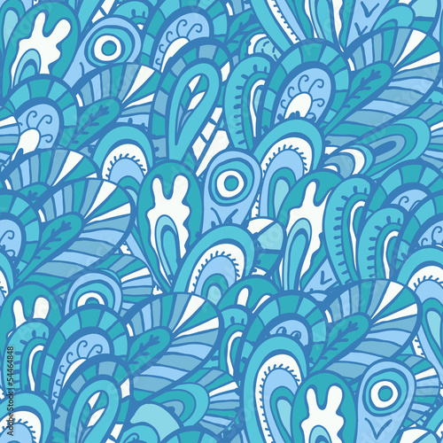 seamless pattern in blue