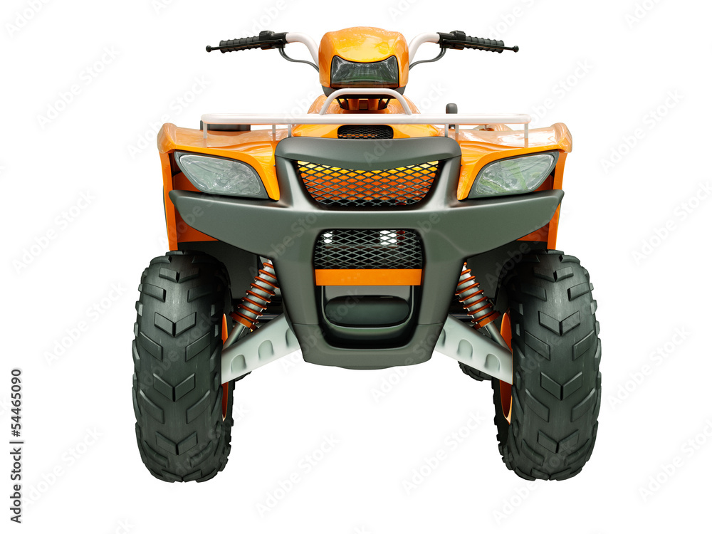 Obraz premium Quad bike isolated
