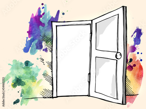 Color door