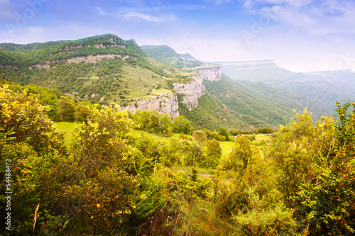  mountains landscape in summer. Collsacabra photo