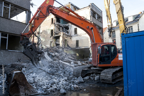 Demolition of an old building