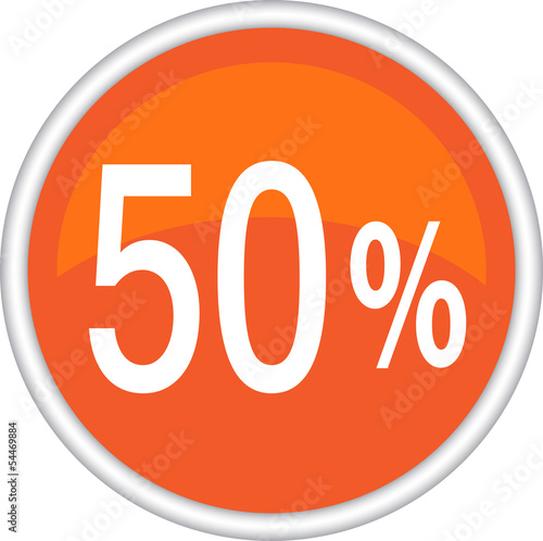 50 percent icon