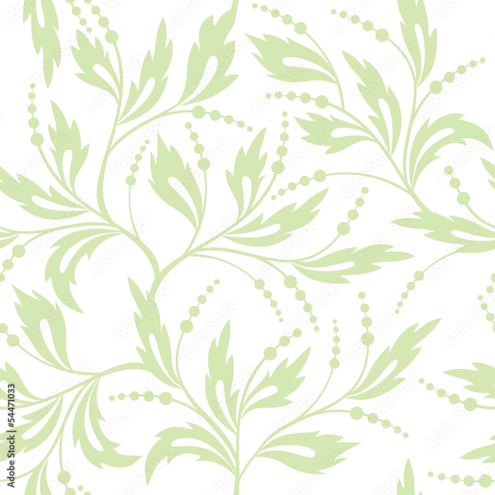 floral light seamless vector pattern