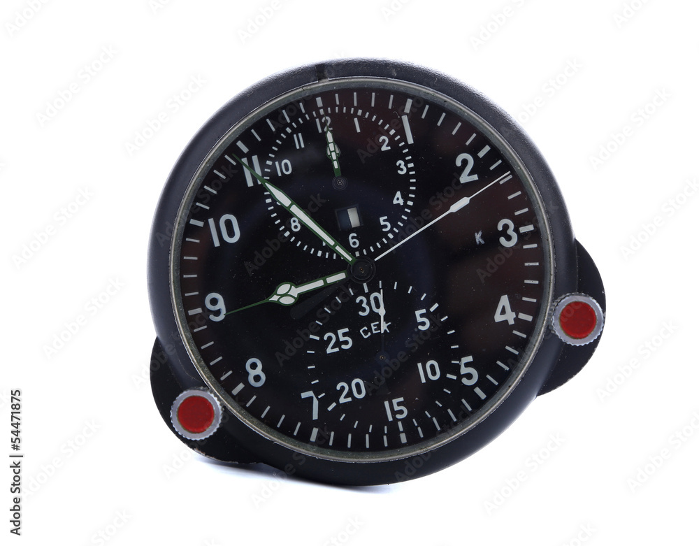 Clock removed from the Russian helicopter. Clock removed from the Russian helicopter.