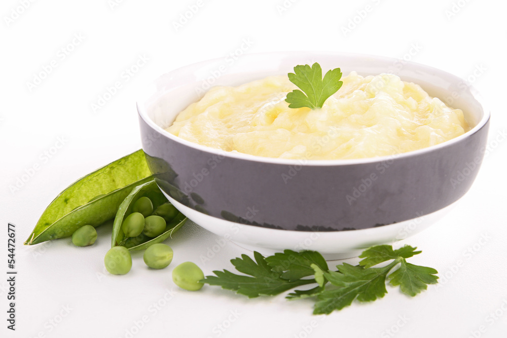 bowl of puree bowl of puree