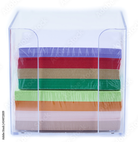 Nylon Wrapped Paper Notes in a Case photo