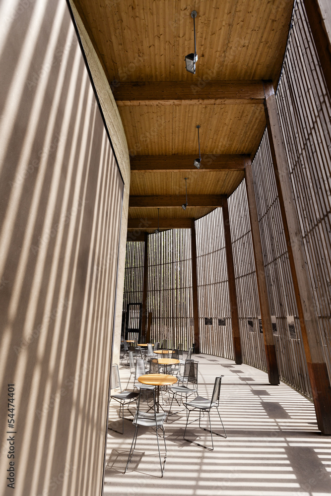 Inside Chapel of Reconciliation (Kapelle der Versöhnung) StockFoto